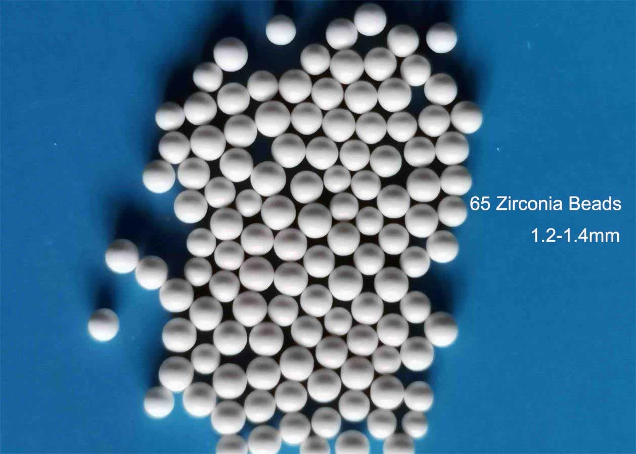 Good Impact Resistance Zirconia Grinding Media Zirconium Silicate Beads