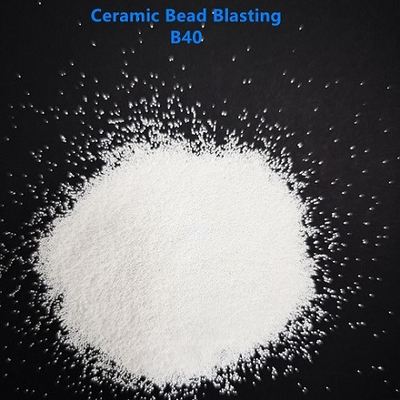 Ceramic Bead Blasting B40 For Open Sandblasting Machine 3C Product 60-66% ZrO2