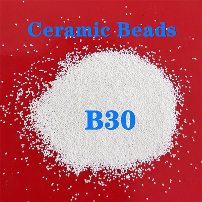 B30 Abrasive Ceramic Bead Blasting Sand For Mental Surface Cleaning Polish