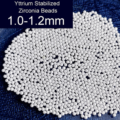 Yttrium Stabilized Zirconia Beads Media 1.2mm For Adhesives Pesticides Grinding