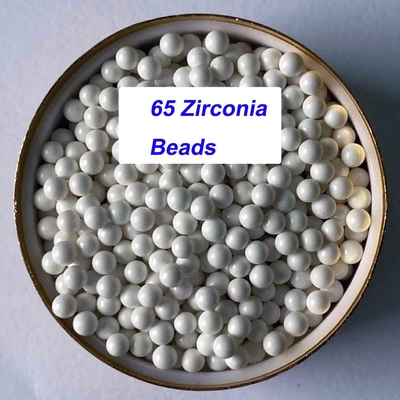 Silicate Beads 65 Zirconia Grinding Media 1.2 - 1.4mm  1.4 - 1.6mm For Paint Coating