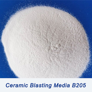 60-66% ZrO2 Ceramic Beads Blasting B120 B170 B205 B400 B505 For  Matte Surface Finish