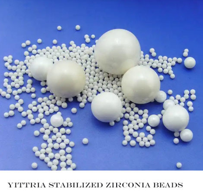 Yttrium Stabilized Zirconia Beads Ultra Fine Grinding Media With Density