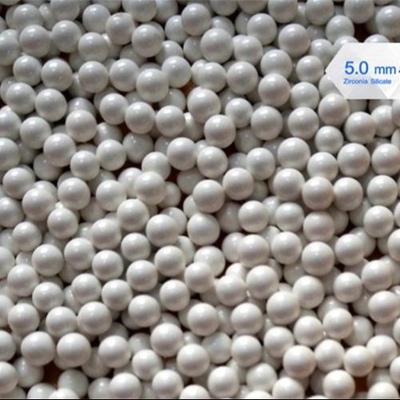 High Hardness Grinding Media Balls , 4 - 10 Mm Zirconia Grinding Beads 