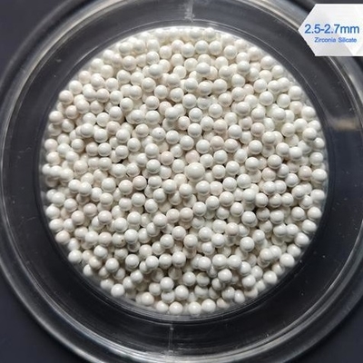 1.8 - 2.0mm /  2.0 - 2.2mm Zirconia Ceramic Balls , 1.1KN Ceramic Grinding Balls 