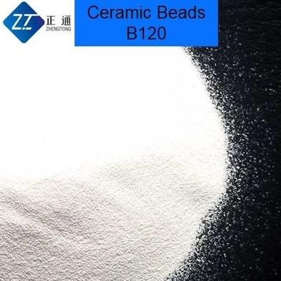 60 - 66% ZrO2 Zirconia Beads Blasting Abrasive Media , Zirconium Oxide Beads B120 