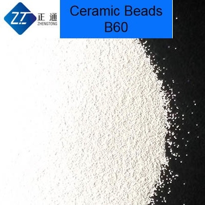 High Efficiency Ceramic Blasting Media B60 Specification Pipeline Zirconia Sand