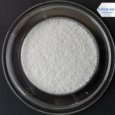 Multi Size Ceramic Grinding Media Balls Shiny White Color Sphere Shape