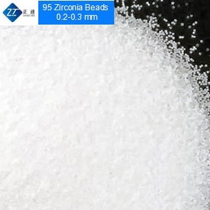 Pharmaceutical Dispersion Zirconia Milling Media 9 Mohs Hardness 210GPa Elasticity