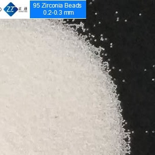 Pharmaceutical Dispersion Zirconia Milling Media 9 Mohs Hardness 210GPa Elasticity