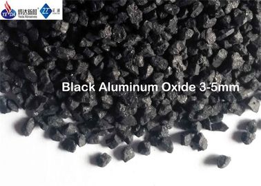 1 - 3 Mm /3 - 5mm Black Aluminum Oxide Abrasive Fused Alumina Anti Slip Aggregates Material