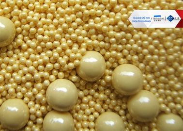 ZrO2 80 % Zirconia Ceramic Balls IS014001 Certificated 3.9g / Cm3 Bulk Density