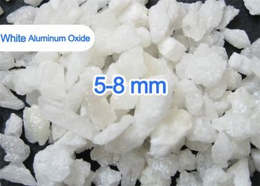 Refractory Grade White Aluminum Oxide Castables / Corundum Bricks Material Customized Size