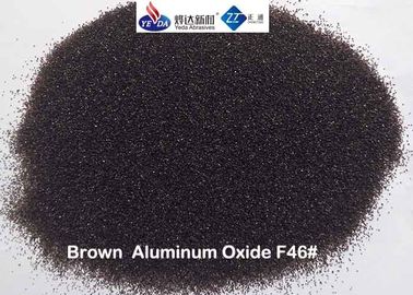 Sharp Block Brown Fused Aluminium Oxide Blasting Media F24 / F30 / F36 / F46 Model