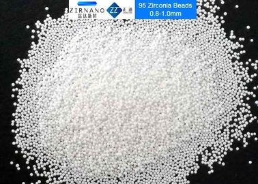 95 Yttria Stabilized Zirconia Grinding Media 0.8 - 1.0mm Size For Dye Dispersion