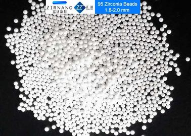 95 Zirconia Grinding Media Ceramic Beads High Strength For Electronic Ceramic Slurry Dispersion