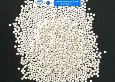 White Sinterred Zirconium 4 , 1.8 - 2.0mm 1.1 KN Zirconium Silicate Media 