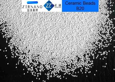 High Hardness Zirconia Ceramic  Blasting Media ZrO2 60 - 66% B20,B60,B120,B205 Surface Pretreatment Material