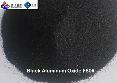 Moderate Hardness Emery Powder , Black Fused Alumina Emery Sand F12 - F240 For Polishing / Grinding