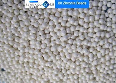 High Density Zirconium Oxide Balls 0.6 - 2.2mm Size 5.2g / Cm³ True Gravity