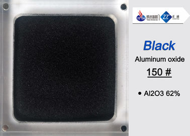 90# - 260# Black Aluminum Oxide Fine Grits For Stainless Steel Tableware Polishing