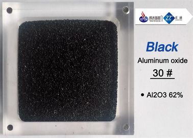 Trigonalcrystalline Abrasive Black Alumina Blasting Media High Toughness