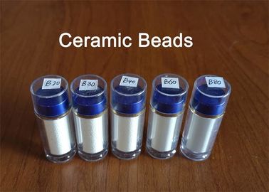 Ceramic Beads B60 B80 Blast Abrasive Media For Tire / Glass Bottles Molds Cleaning