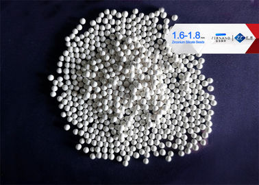 1.6-1.8mm Zirconium Silicate Beads ZrO2 65% High Grinding Efficiency