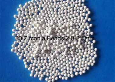 80 Zirconia Beads Zirconia Grinding Media 2.0 - 2.5 Mm For Grinding High Grade Paints And Inks