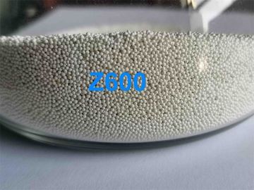 Z600 600 - 850μM Ceramic Shot Peening High Hardness Smooth Surface White Color