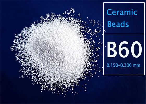 B120 / B60 Ceramic Blasting Media High Hardness Ceramic Beads