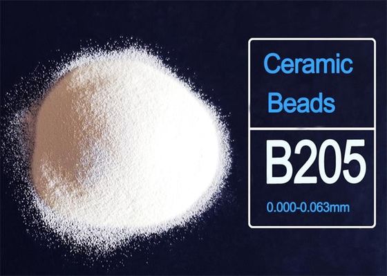 B205 B400 Ceramic Bead Blasting Media Zirconia Sand For Metallic Parts