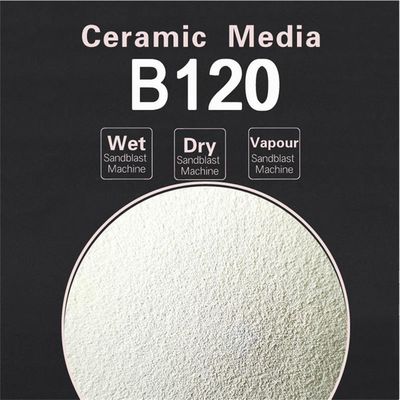 ZrO2 60-65% Ceramic Bead Blasting B120 B150 B170 Ceramic Blasting Media