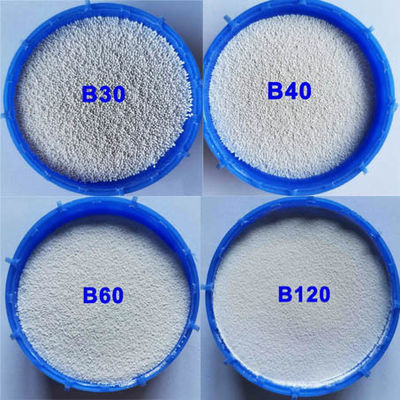 60HRC Ceramic Blasting Media Zirconia Beads B120 B150 B170 B205 For Golf &amp; Artificial Joint