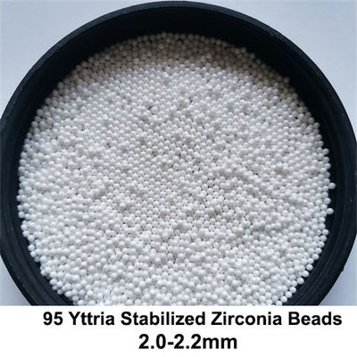2mm Zirconia Grinding Media 95 Ceramic Grinding Media For Lithium Battery Material