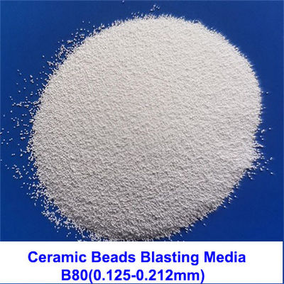 JZB60 JZB80 JZB100 JZB120 Ceramic Blasting Media Zirconia Sand For Metal Parts