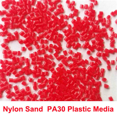 Anti Static Polyamide PA30 Nylon Sand Plastic Blasting Media For Resin Deburring