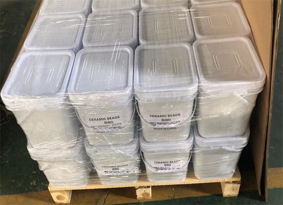 High Hardness B80 Zirconia Ceramic Bead Blasting For Sandblasting Machine