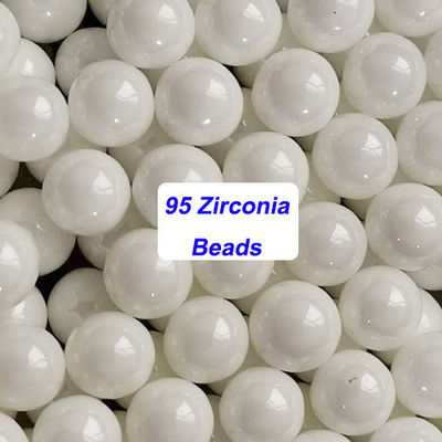 Particle Size 0.1-50mm Zirconia Grinding Media With True Density Of 6.05kg/dm3