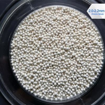 1.8 - 2.0mm /  2.0 - 2.2mm Zirconia Ceramic Balls , 1.1KN Ceramic Grinding Balls 