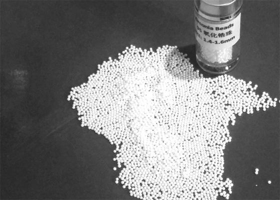 High Hardness 95 Zirconia Beads 1.4 - 1.6 mm Zirconia Grinding Beads For Dispersion