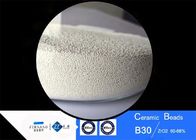 B30 Ceramic beads packed in 25kgs  barrels and pallet for blasting application