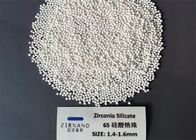 1.4-1.6mm size White 65 Zirconium Silicate Beads Bulk Density 4 g/cm3 for Paint / Coatings