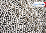 65 Zirconium Ceramic Grinding Balls 0.6 - 0.8mm Size White / Milky White Color
