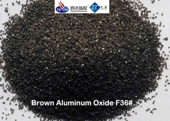 High Hardness  Aluminium Oxide Blasting Media Brown Artifical Corundum F12-F220