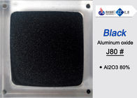 High Purity Black Aluminium Oxide Blasting Media Al2O3 80% Min J16# - J240#