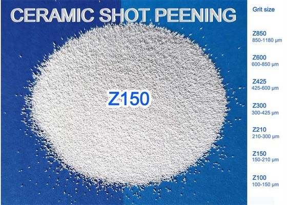 Surface Enhancement Shot Blasting Beads Z150 For Aerospace / Automotive Industry