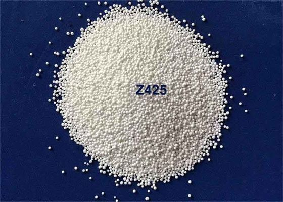 Small Deformation Ceramic Bead Blasting Zirnano Shot Peening Z100 - Z850 For Aviation Industry