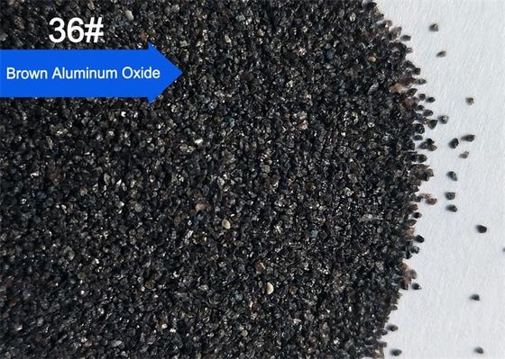 Sandblasting Brown Aluminium Oxide Blasting Media Abrasive Blasting Media Grit Size 36#
