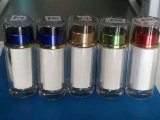 White Ceramic Blasitng Media Zirconia Sand High Hardness For Nice Shiny Smooth Finish